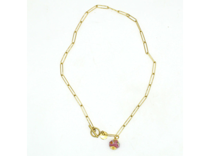 Collier/bracelet rose Yuna