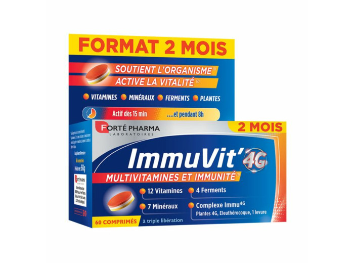 ImmuVit'4G 60 Comprimés Forté Pharma