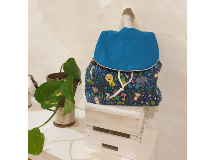 Sac à dos enfant personnalisable Ecole/Crêche modèle Animaux/Marine
