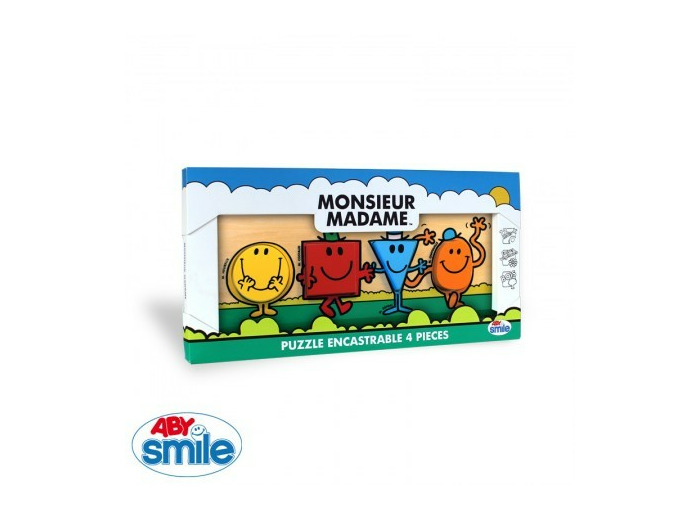 Monsieur Madame puzzle 4 pieces