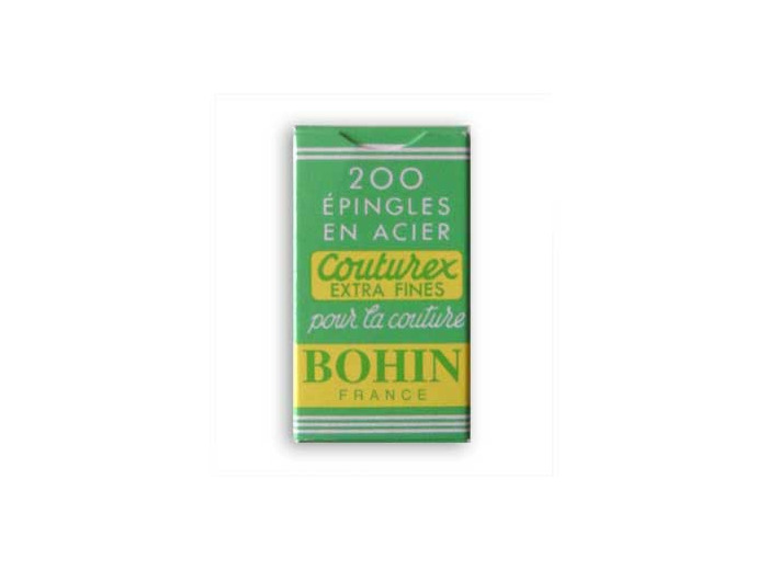 Épingles à tête acier extra fines Bohin