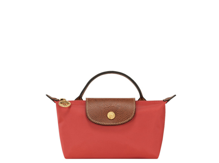 Longchamp Le Pliage Original Trousse De Cosmétique Avec Poignée Tomate