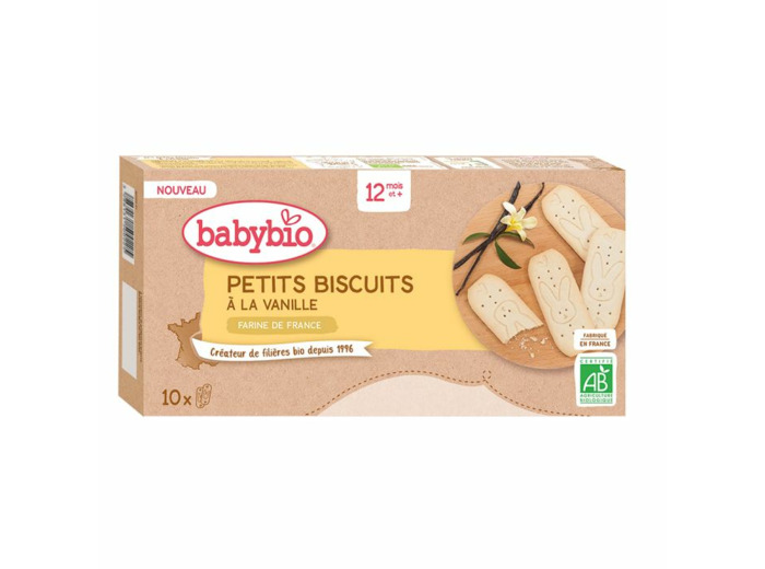 BABYBIO PETITS BISCUITS VANILLE 160G