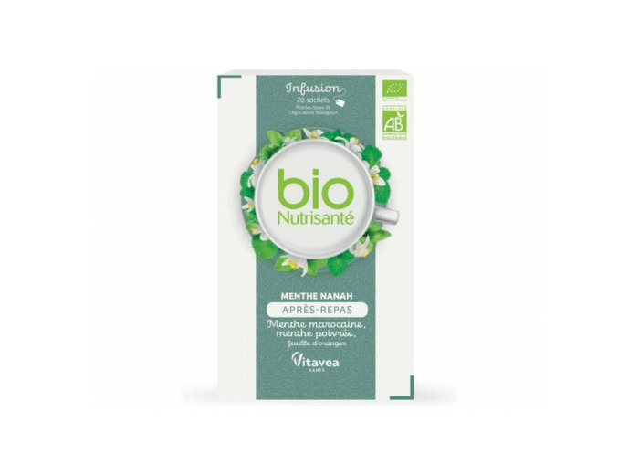 NUTRISANTE BIO MENT NANAH A/REPAS 20SACH