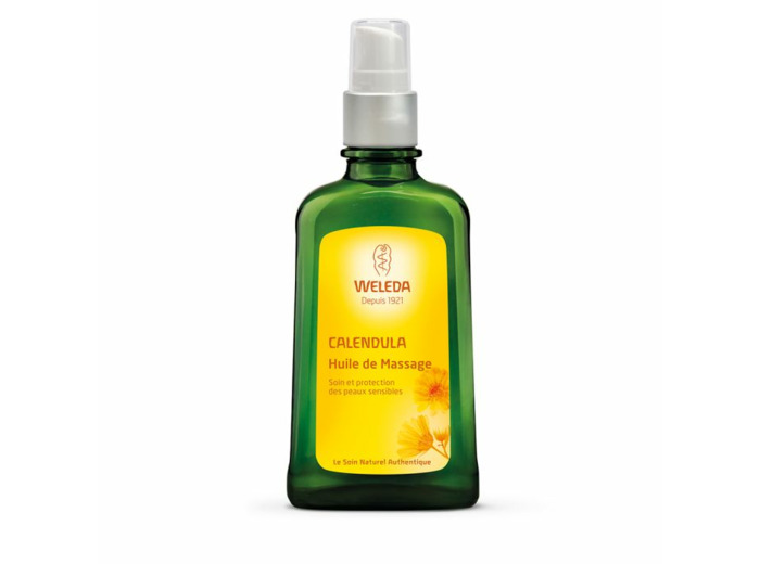 Huile De Massage Peaux Sensibles 100 ml Calendula Weleda