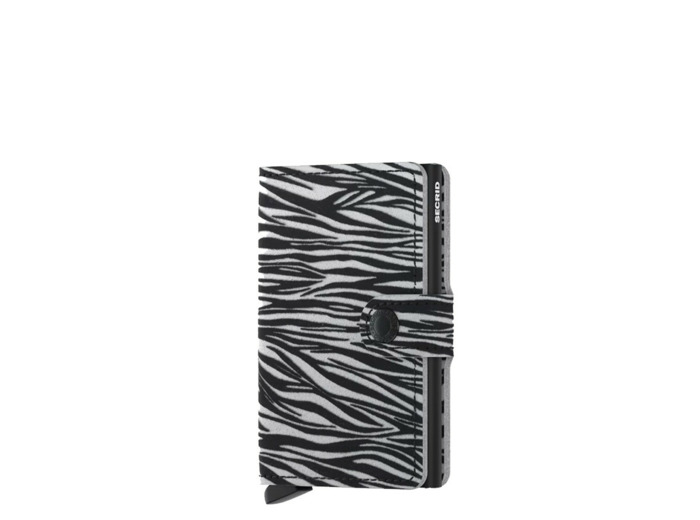 Secrid Porte-Carte Miniwallet Zebra Light Grey