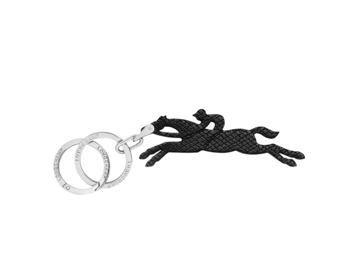 Longchamp Le pliage original porte-clés noir