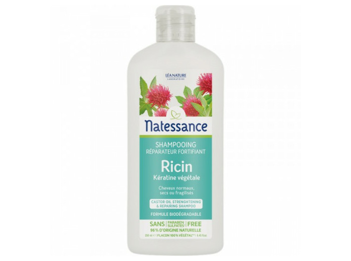 NATESSANCE SHAMP RICIN KERATINE FL250ML
