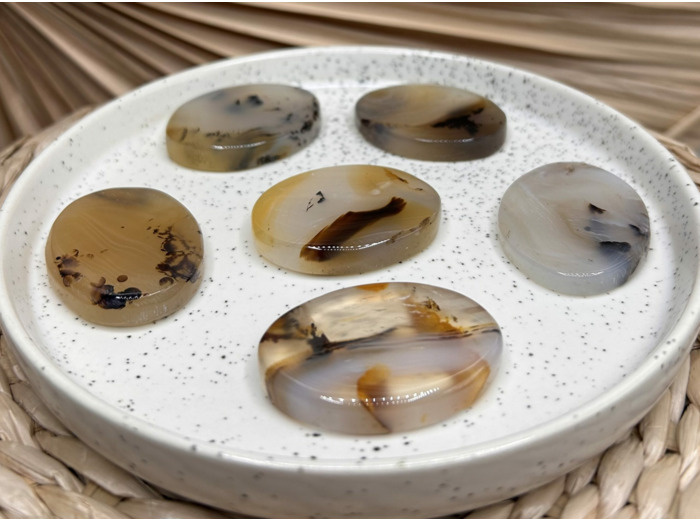 GALET AGATE PLUME