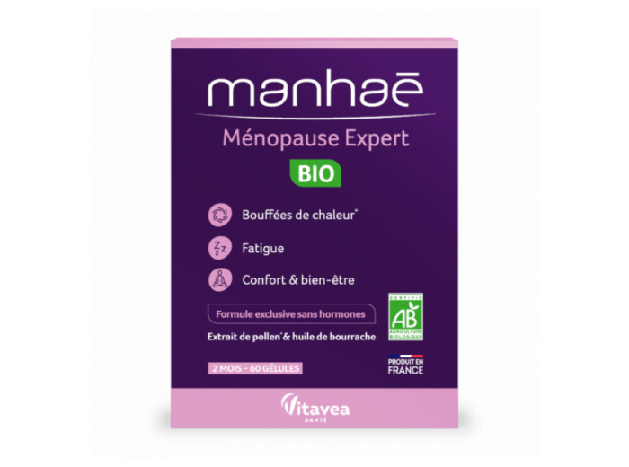 Manhaé Ménopause BIO 60 gélules Nutrisante