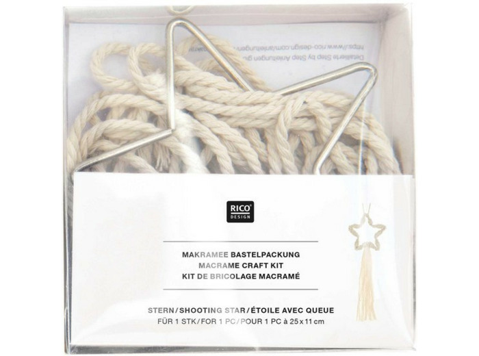 Kit macramé Etoile Rico Design