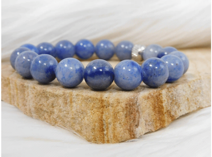 BRACELET AVENTURINE BLEUE