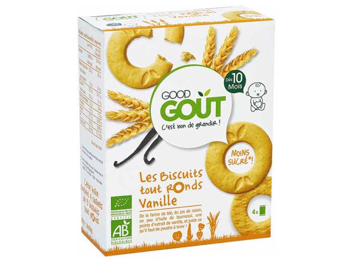 GOOD GOUT BISCUITS TOUT RONDS VANILLE 80G