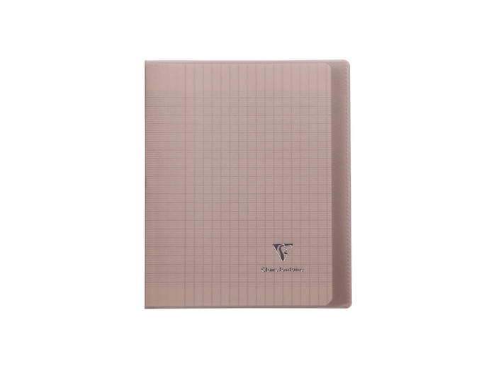Cahier "Koverbook" - Polypro - 17x22 - 96 pages - Séyès - Gris transparent