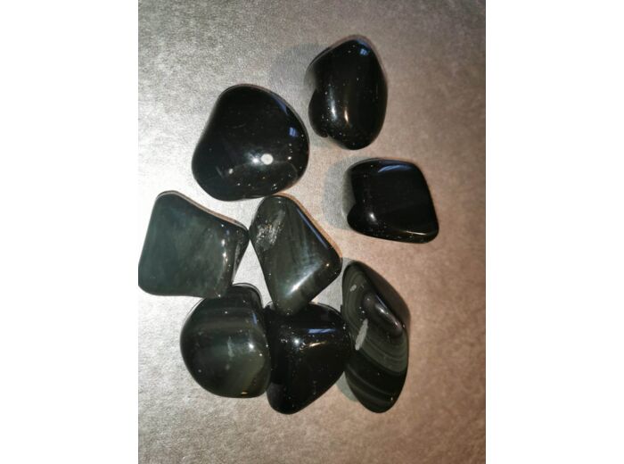 Obsidienne oeil céleste pierres roulées