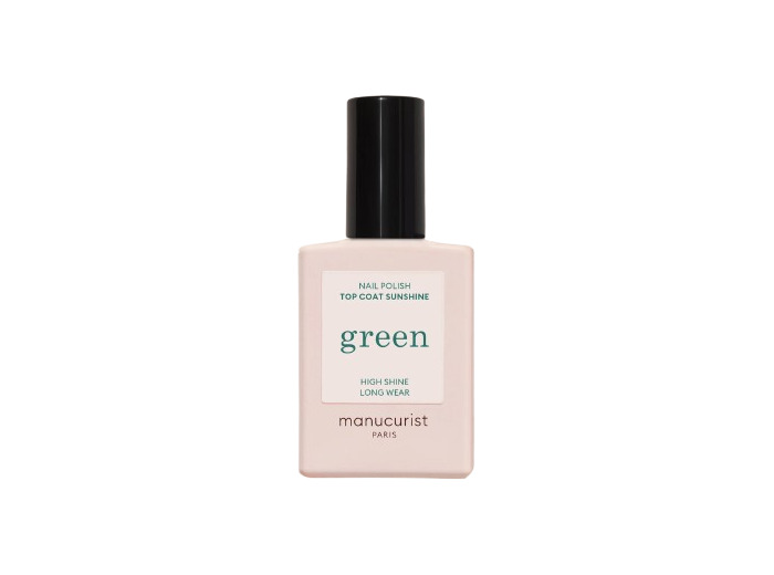 MANUCURIST GREEN TOP COAT SUNSH ROSE 15ML