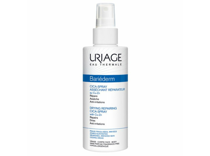 Cica-spray Assechant Reparateur 100ml Bariederm Cica Peaux Fragilisees Et Irritees Uriage