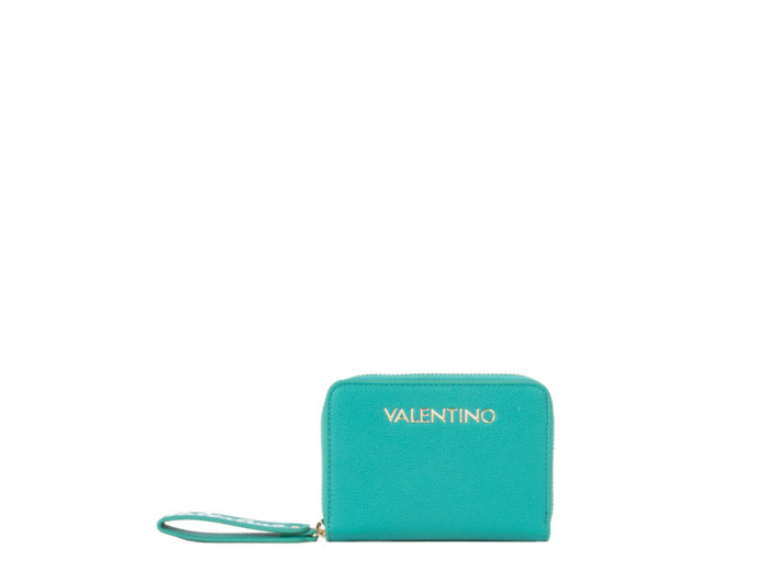 Valentino Ryta Re Petit Portefeuille Zippé Smeraldo