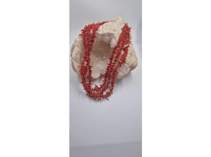 Collier corail rouge olpa2174