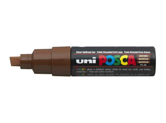 Marqueur peinture "POSCA" - PC-8K - Marron