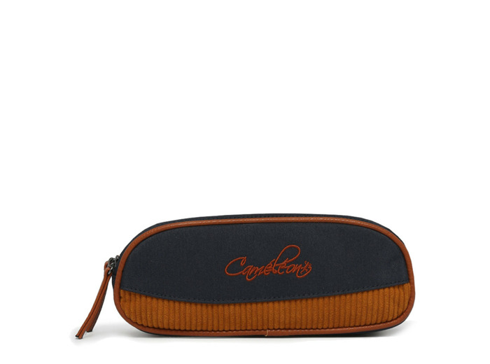 Cameleon Trousse Double Vintage Urban Mustard Badges