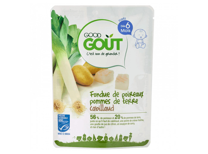 GOOD GOUT FONDUE POIREA PDT CABILLAUD190G