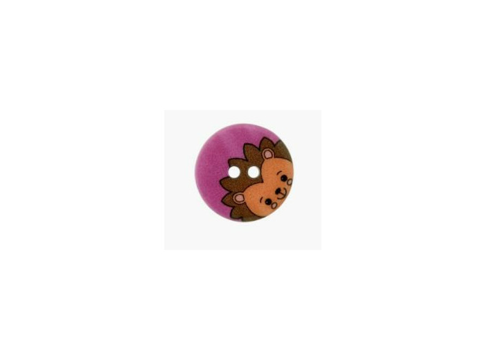 Bouton polyester hérisson