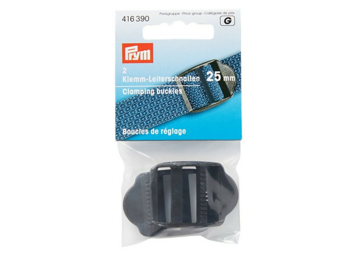 Boucles de réglage plastique 25 mm Prym
