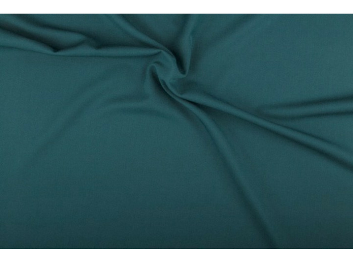 Tissu Gabardine stretch vert canard