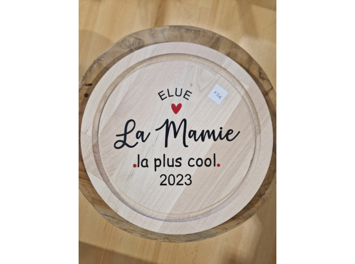 Planche de bois ronde