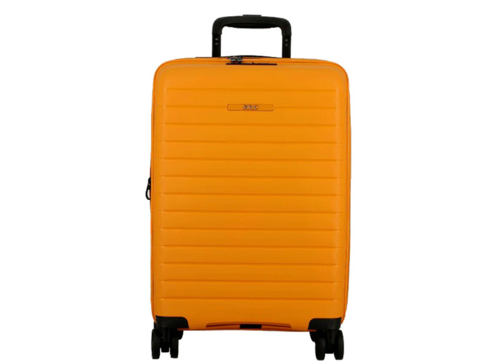 Jump Striper Valise 55cm 4 Roues Extensible Jaune