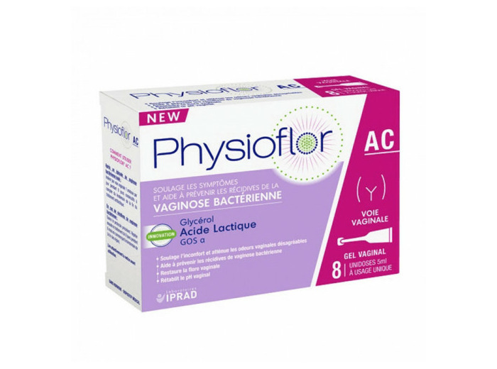 Ac 8 Unidoses Gel Vaginal Vaginose Bactérienne 40ml Physioflor