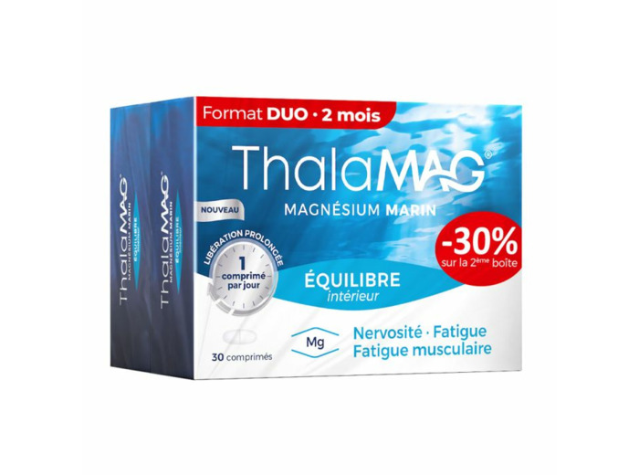 Equilibre Intérieur Magnesium Marin 2x30 comprimés Lp Thalamag