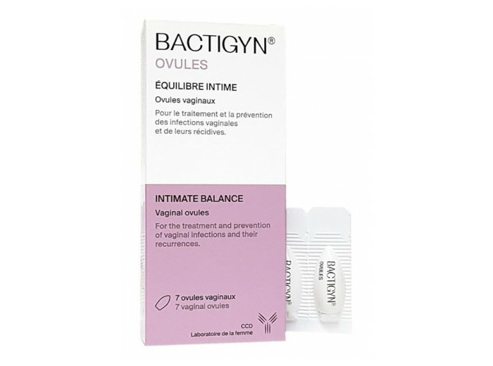 Bactigyn Equilibre Intime x7 Ovules Vaginaux Ccd
