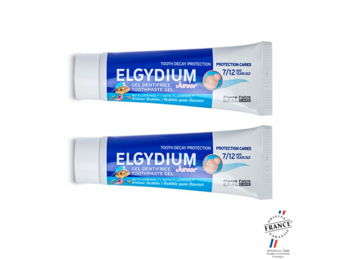 ELGY DENT JUN BUB LOT2 7-12A 2X50ML