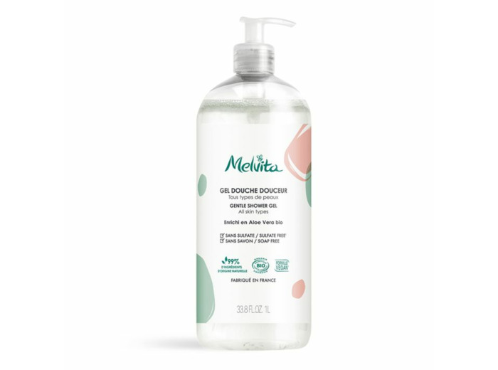 Gel Douche Familial Bio 1l Douceur Melvita