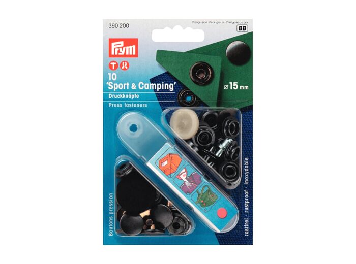 Boutons pressions + outil Prym - Sport & Camping