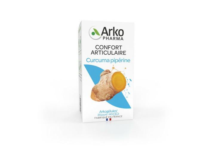 Curcuma Piperine Bio 40 Gelules Arkogélules Arkopharma
