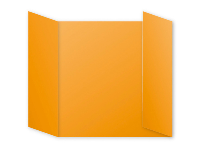 Cartes triptyques 160x160 mm "Pollen" - Capucine