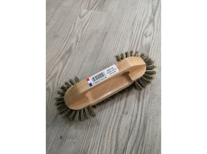 Brosse Meuble 1/2 Tête Bois vernie 17cm
