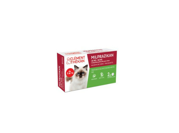CT MILPRAZIKAN 16MG/40MG B/2