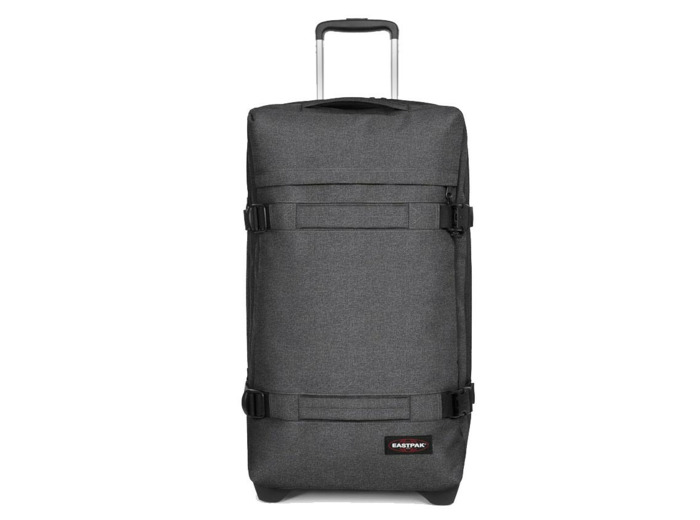 Eastpak Transit'r L Grand Sac de Voyage Souple à Roulettes 77H Black Denim