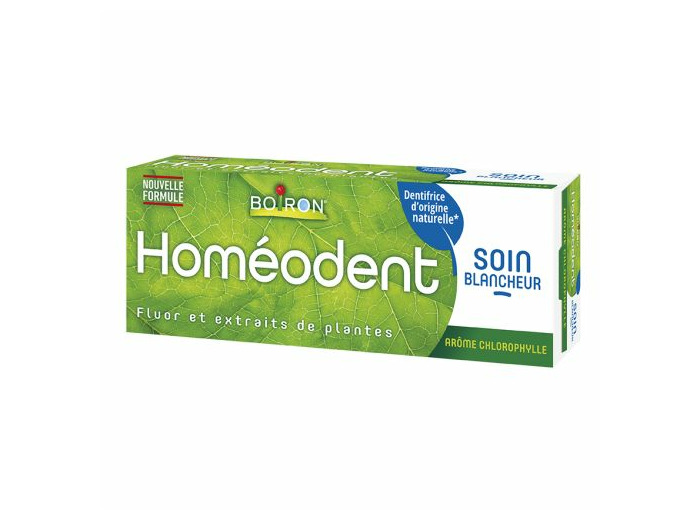 Dentifrice Soin Blancheur Chlorophylle 75ml Homeodent Boiron