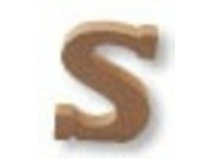 Lettre "S" Mdf - Hauteur : 45 mm