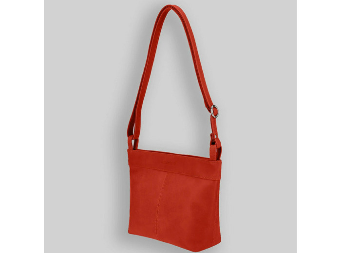 Ateliers Fourès Pandore Mini Sac Seau Bandoulière P100 Orange Confite