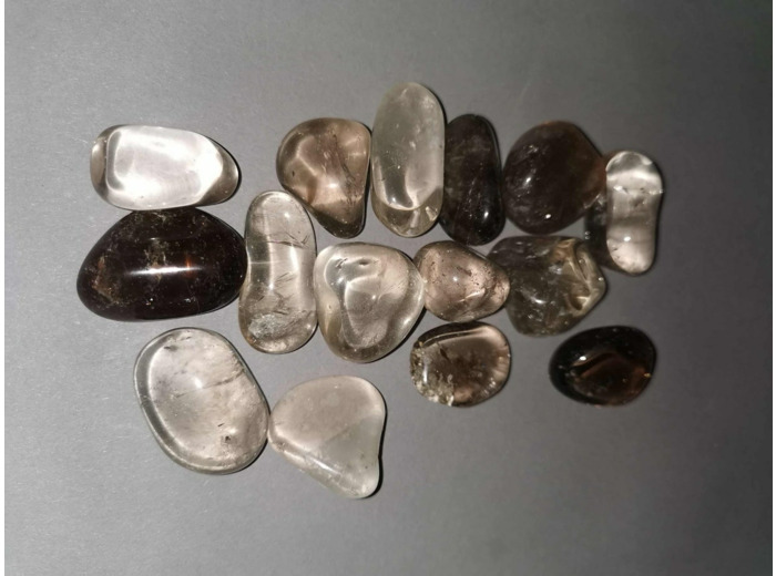 Quartz fumé pierres roulées