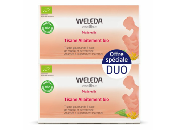 Duo Tisane Allaitement Verveine Bio 2x20 sachets Weleda