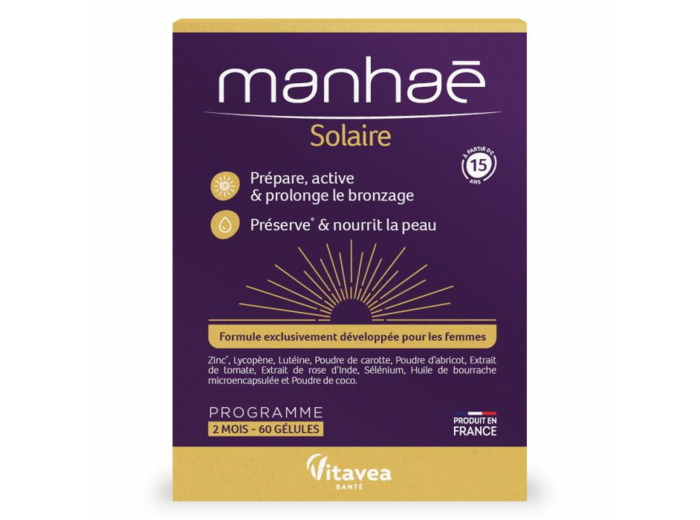 Solaire Cure de 2 mois 60 Gélules Manhaé