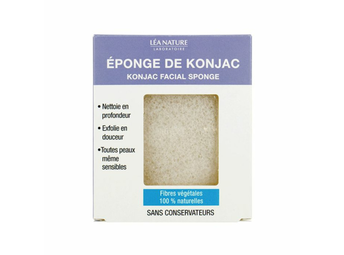 Eponge De Konjac Visage Konjac 50g Eau thermale Jonzac