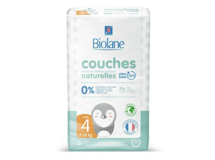 Couches Ecologiques X44 Taille 4 Biolane